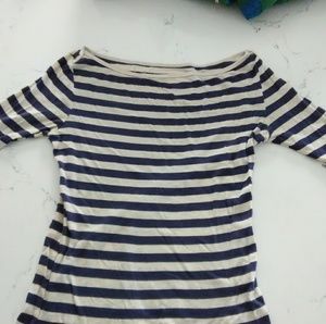 Old Navy Stripe boatneck top